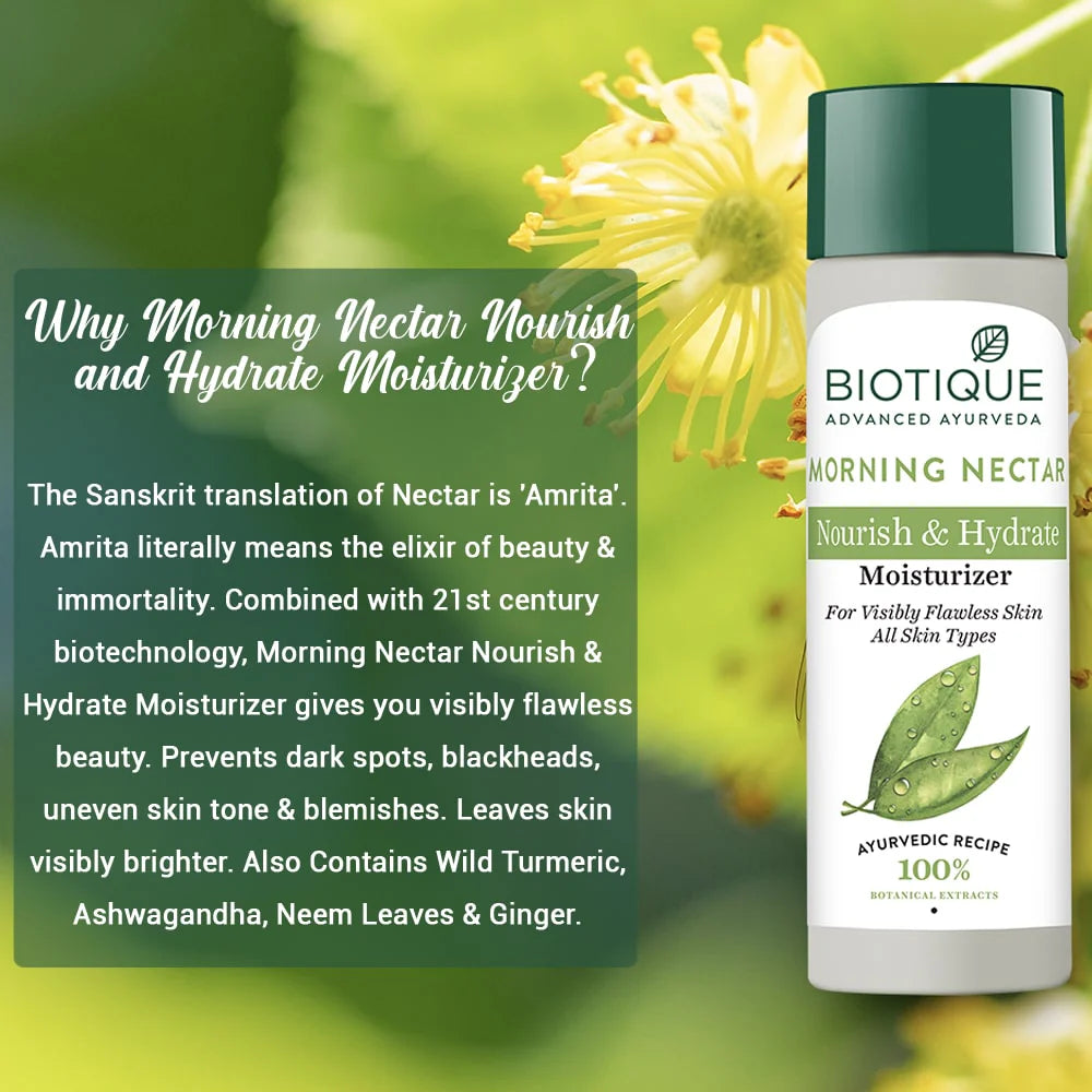 Biotique Morning nectar nourish & hydrate moisturizer