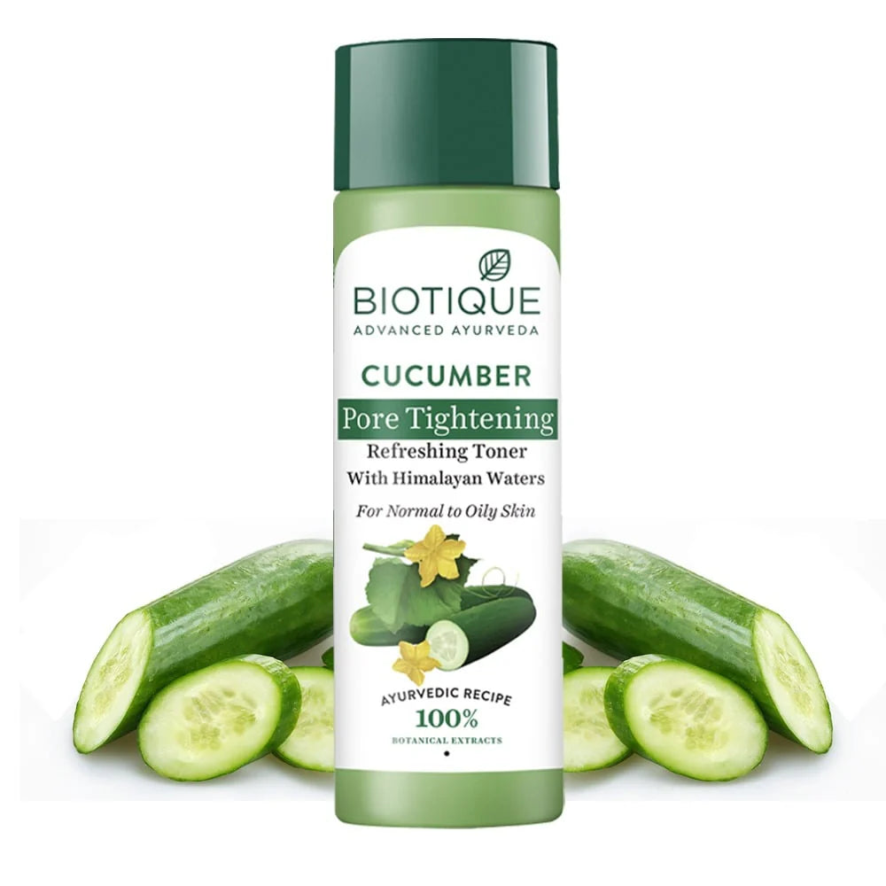 Biotique Cucumber pore tightening refreshing toner 120ml