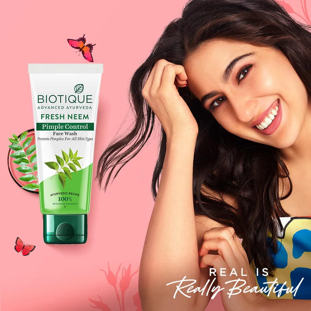 Biotique Fresh neem pimple control face wash