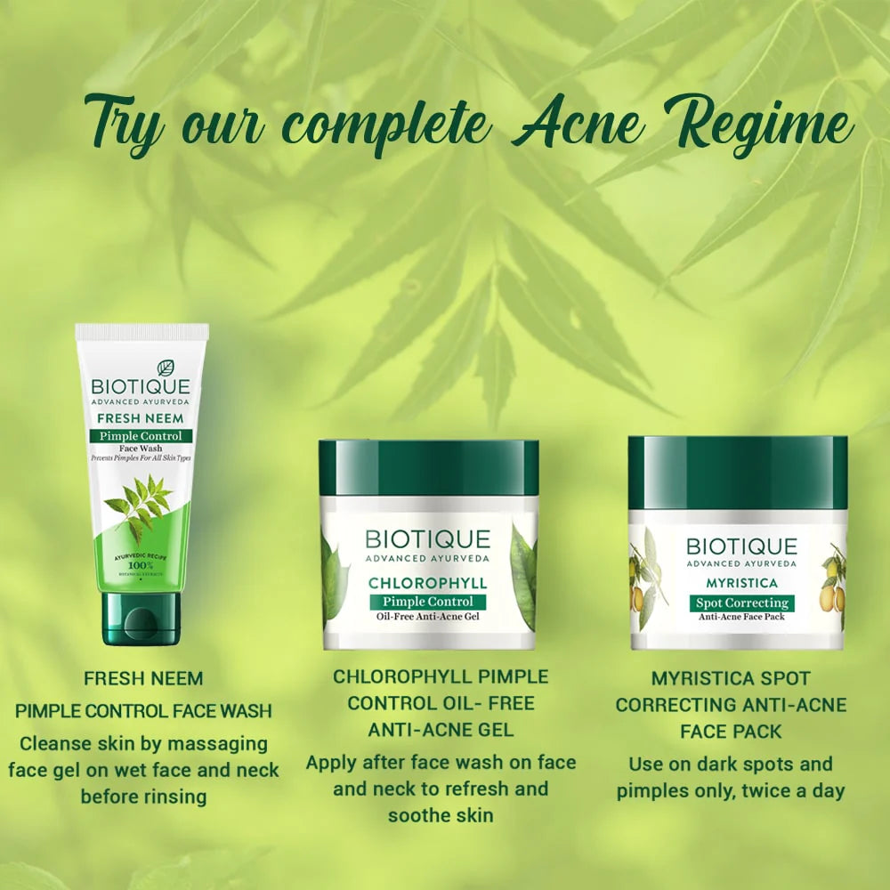 Biotique Fresh neem pimple control face wash