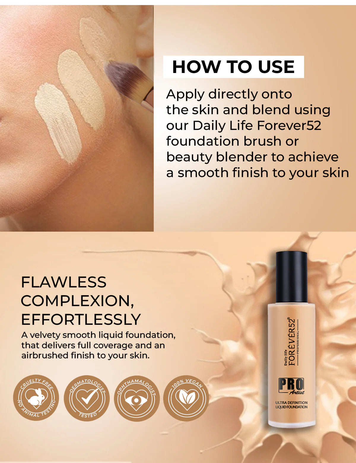 Daily Life Forever52 Pro Artist Ultra Definition Liquid Foundation (60ml)