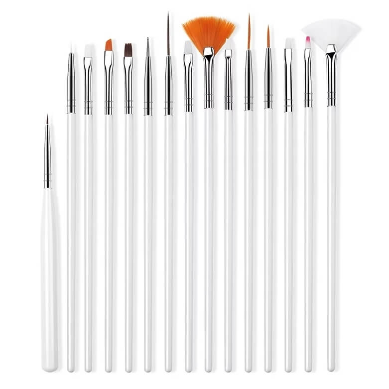 BeautyCeuticals Nail Art Brushes Set of 15 | RANDOM