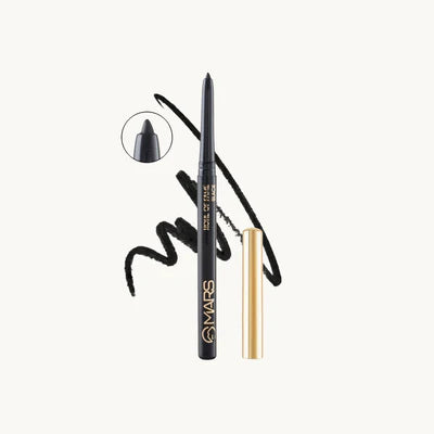 MARS Kohl of Fame Up to 12 Hours Stay Kajal | Smudgeproof & Waterproof | Long Lasting (0.35g) (Black)