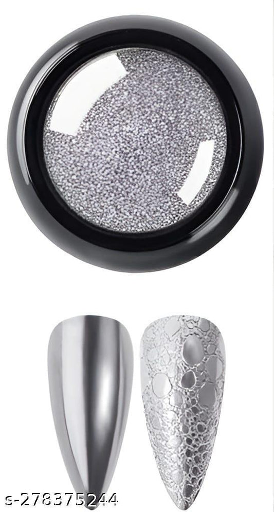 BeautyCeuticals Nail Chrome Powder| Silver Color