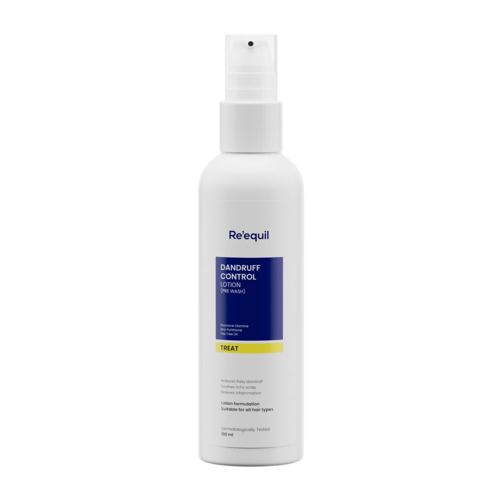 Re'equil Dandruff Control Lotion | Pre Wash | Reduces Dryness & Itching |100ml
