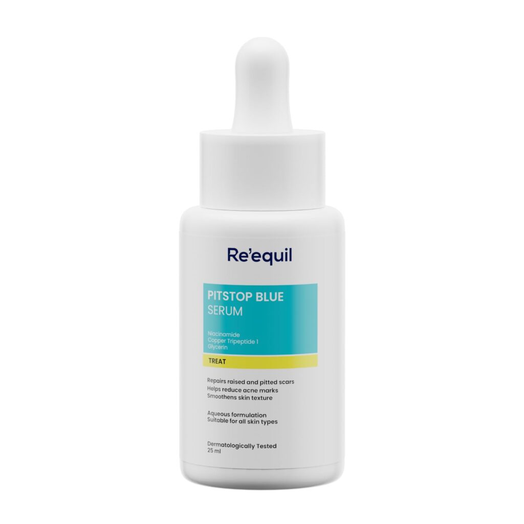 Re'equil Pitstop Blue Serum | Helps Reduce Acne Marks | 25ml