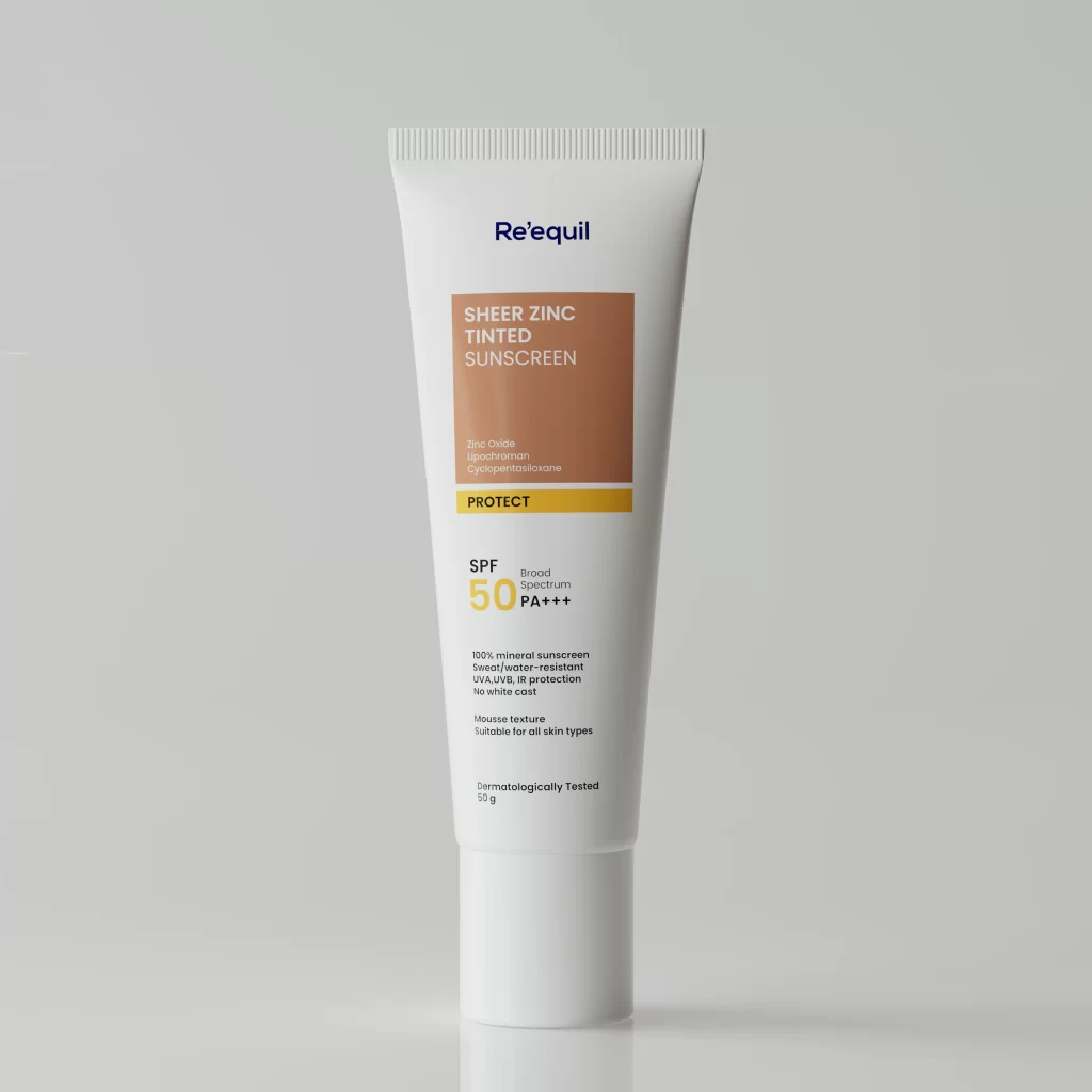 Re'equil Sheer Zing Tinted Sunscreen | 50g