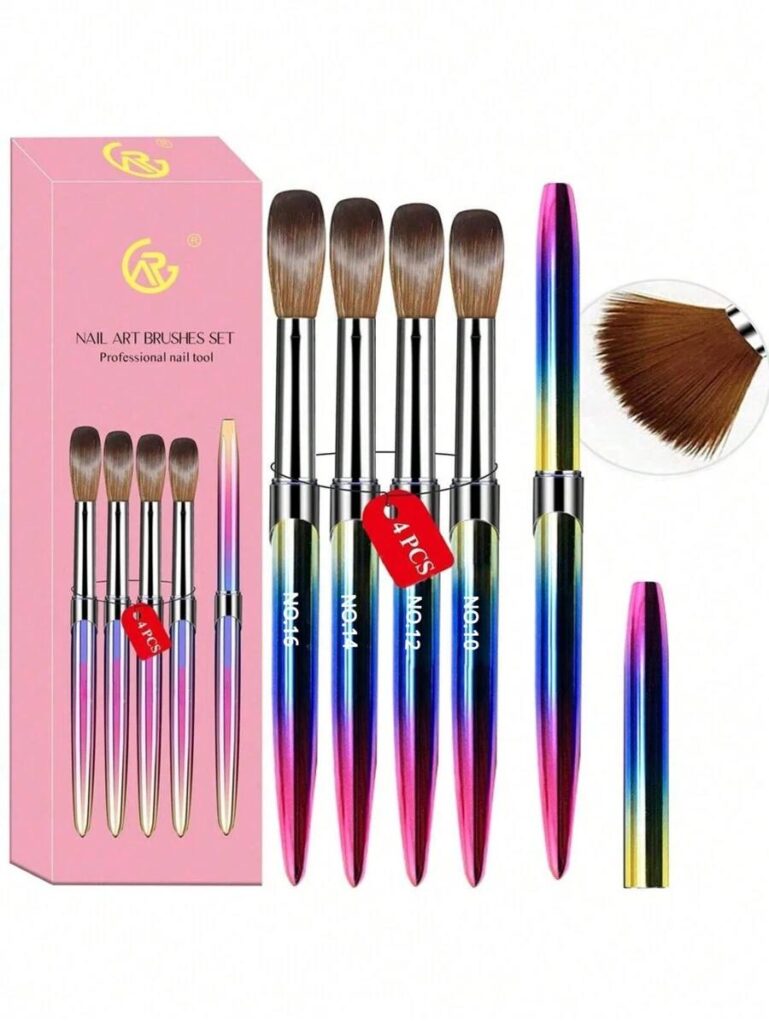 Kolinsky Korean Brush | Set Of 4