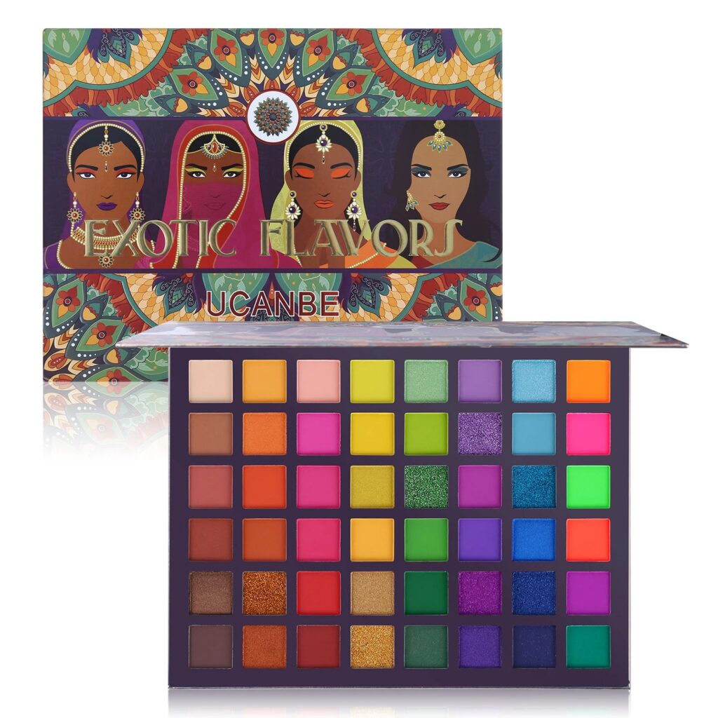 UCANEB 48 Colors Exotic Flavors Eyeshadow Palette