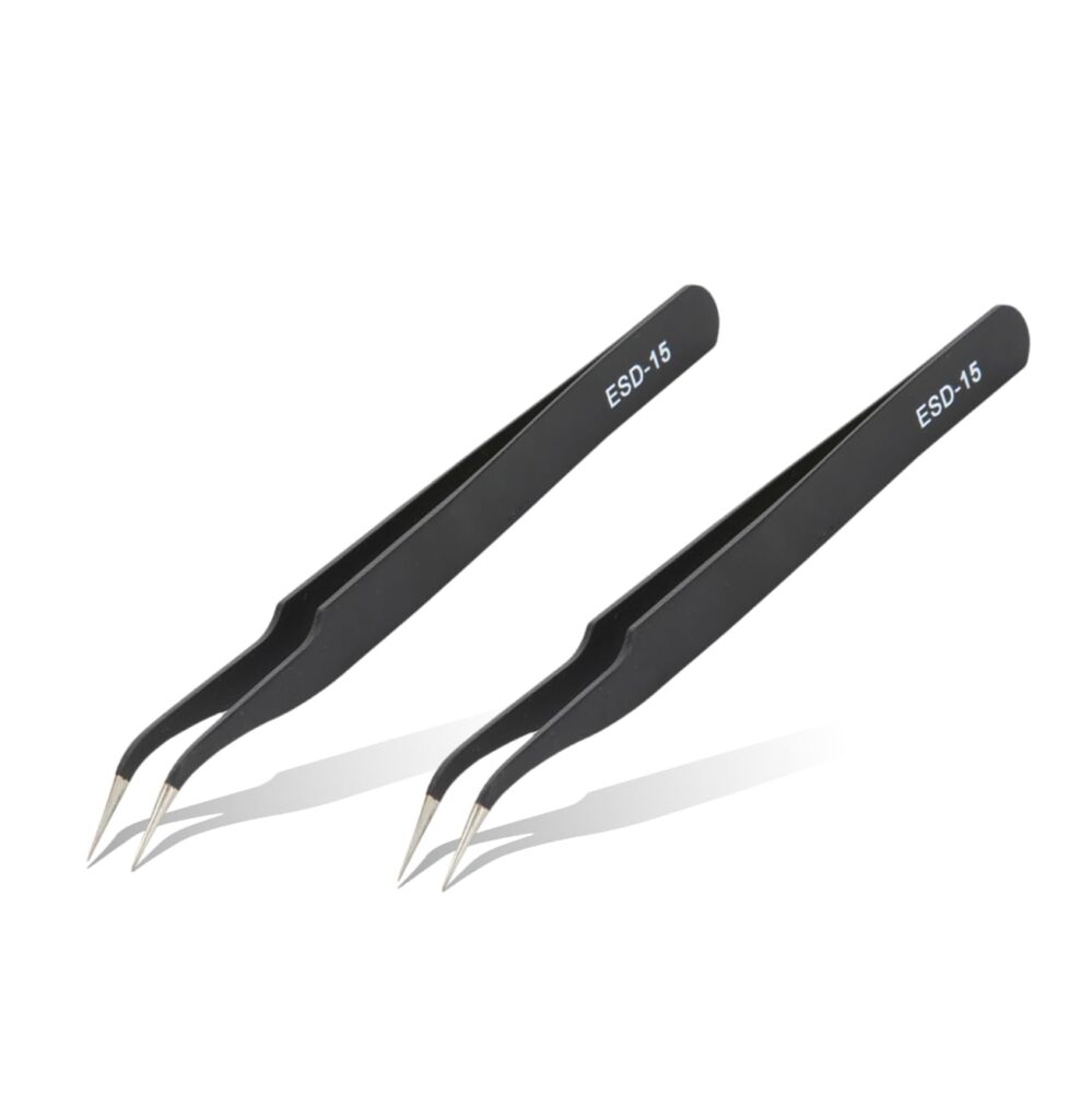 Emigel Eyelash Tweezer J Shape | 1pc