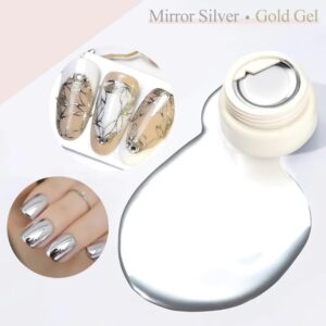 Venalisa Metallic Mirror Nail Art Soak Off UV Led Gel | 7.5ml