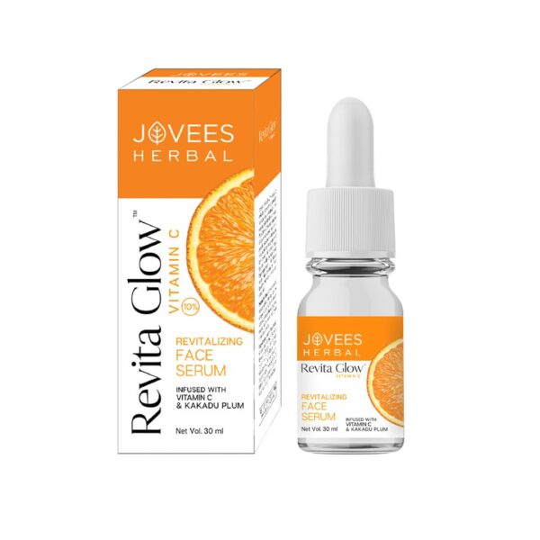 Jovees Herbal Revita Glow Vitamin C 10% Face Serum | 30ml - Image 4