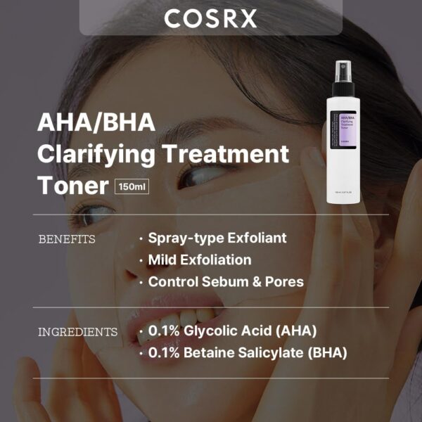 Cosrx AHA\BHA Clarifying Treatment Toner | 150ml - Image 4