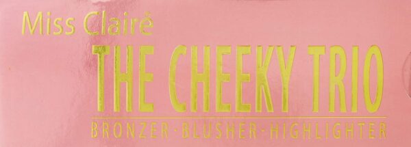 Miss Claire The Cheeky Trio Bronzer, Blusher, Highlighter Palette | 20g - Image 3