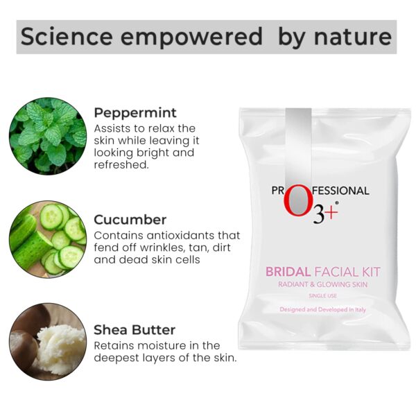 O3+ Bridal Facial Kit for Radiant & Glowing Skin | 60g - Image 3