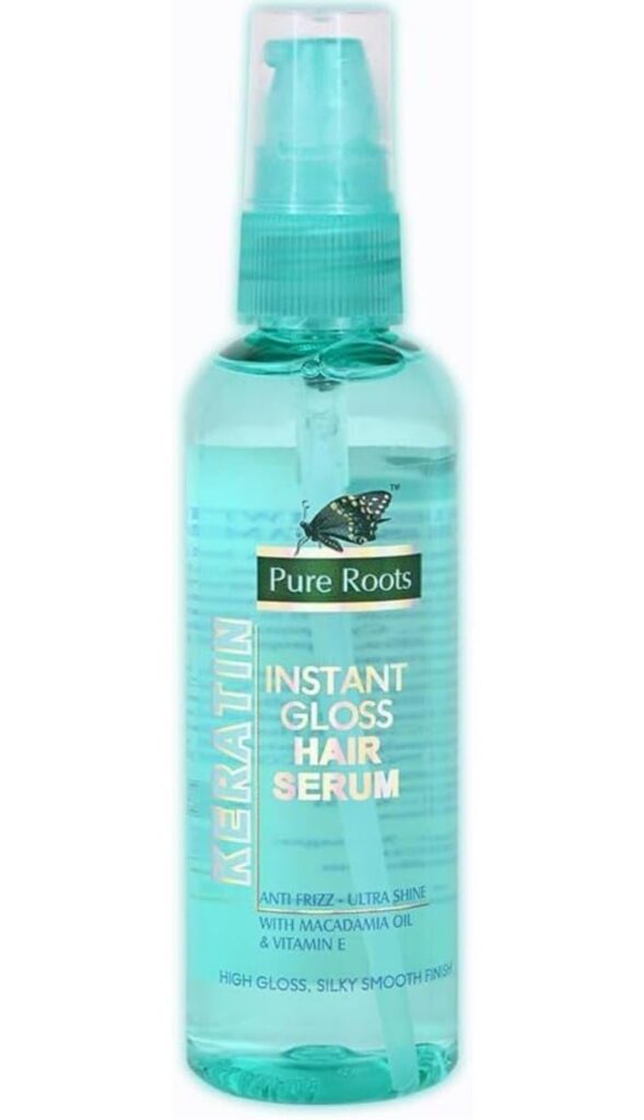 Pure Roots Instant Gloss Hair Serum, Anti Frizz, Ultra Shine | 100ml