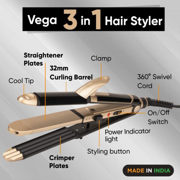 Vega 3 in 1 Hair Styler  VHSCC-01 - Image 2