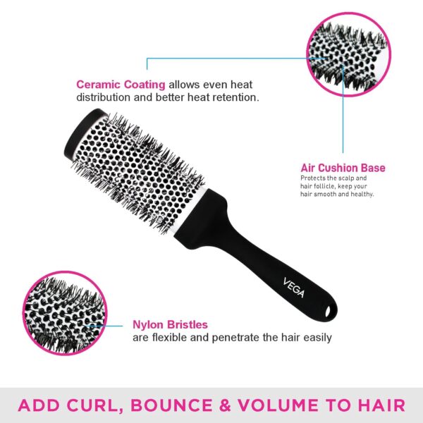 Vega Hot Curl Brush - H 2 -PRM  | Black - Image 5