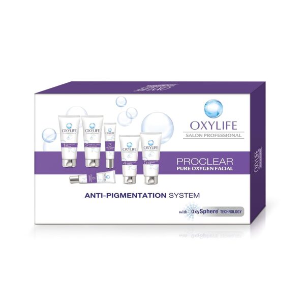 Oxylife Anti- Pigmentation System Proclear Pure Oxygen Facial Kit | 255g