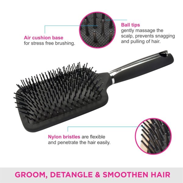 Vega Hair Brush E16-PB | Black - Image 3