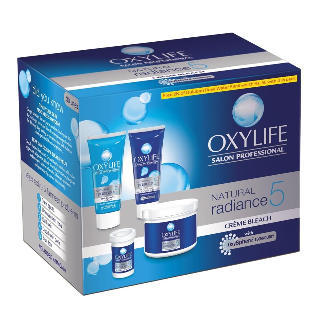 Oxylife Salon Professional Natural Radiance 5 Creme Bleach | 310g