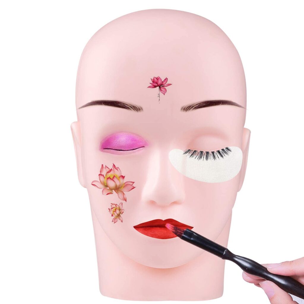 Makeup And Lash Extension Practice Full Face Dummy