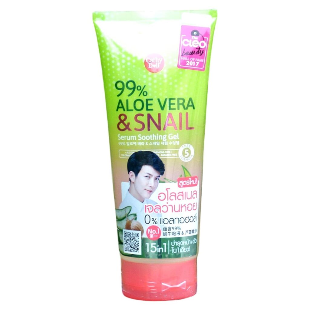 Cathy Doll 99% Aloe Vera & Snail Serum Soothing Gel - 175gm