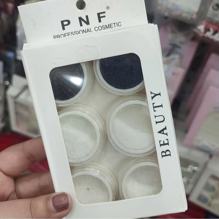 PNF Black & White Glitter Powder