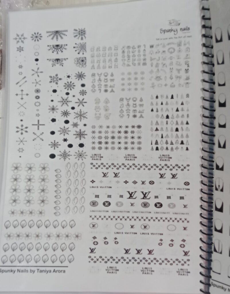 Practice Book For Nail Art