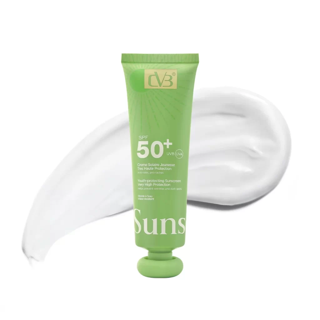 CVB Sunscreen SPF 50+ UVB-UVA Youth Protecting Very High Protection Wrinkles And Dark Sports C-240B