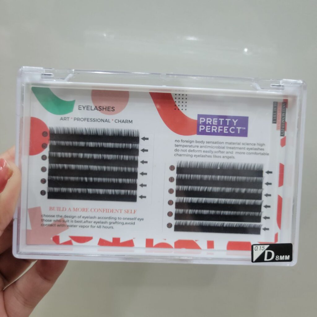 Pretty Perfect Eyelash Extension - 0.15-D-8mm