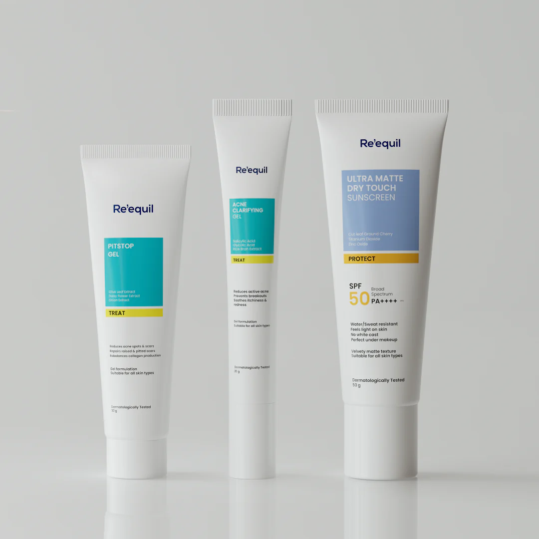 Re’equil Acne and Acne Scars, Spots Treatment Bundle