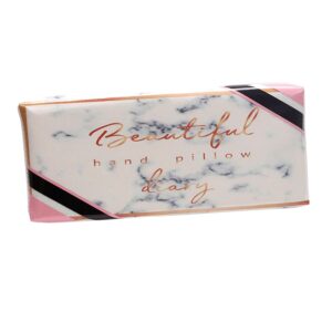 Nail Hand Rest Pillow Leather for Home Nails Salon Marble -1pc
