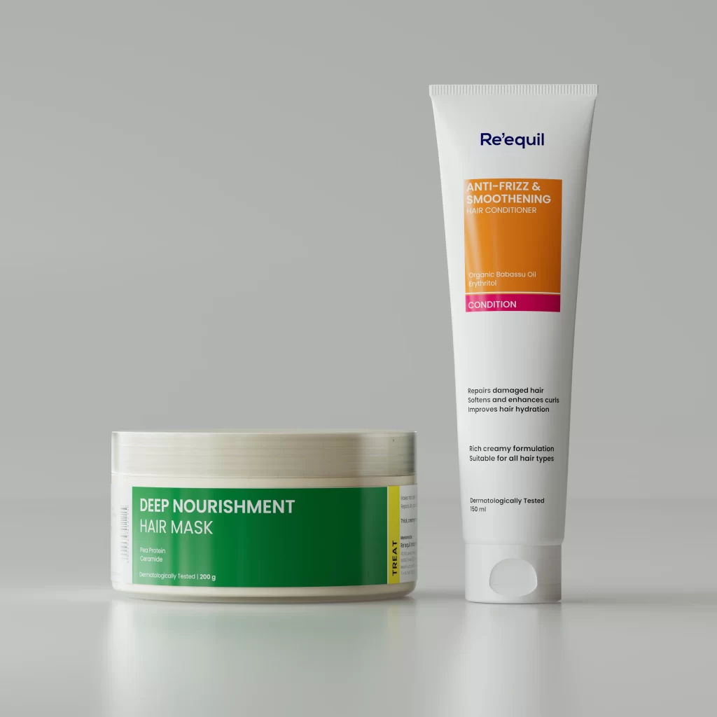 Re'equil Frizzy and Damaged Hair Treatment Bundle