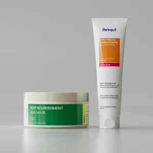 Re'equil Frizzy and Damaged Hair Treatment Bundle