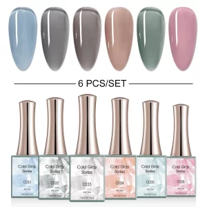 CANNI Cold Gray Series Gel Polish -C031-C035