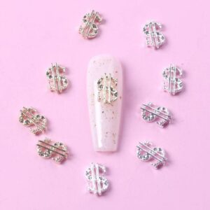 Korean Dollar Nail Accessory | 2pc