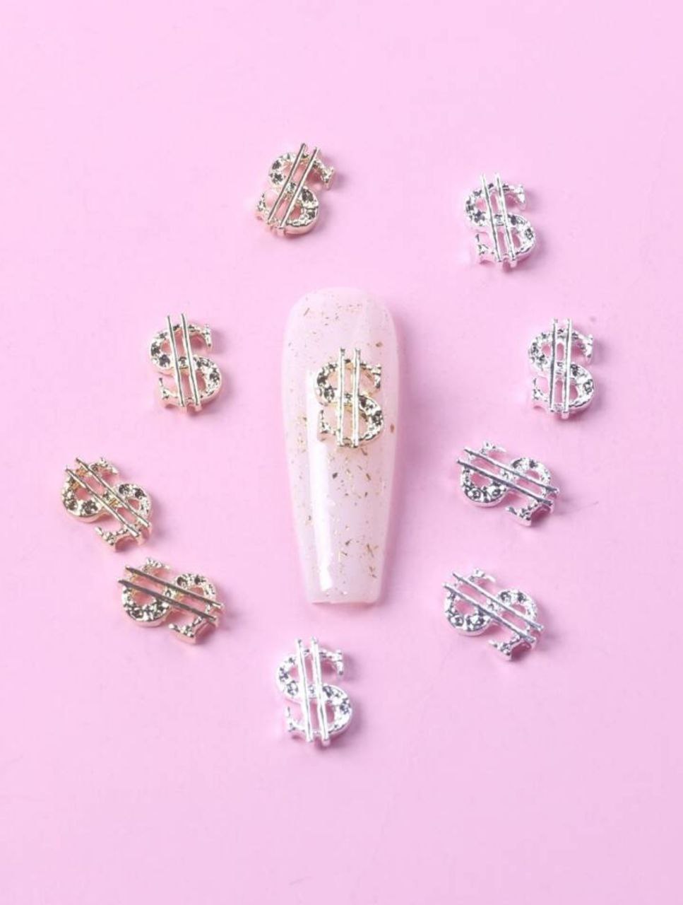 Korean Dollar Nail Accessory | 2pc
