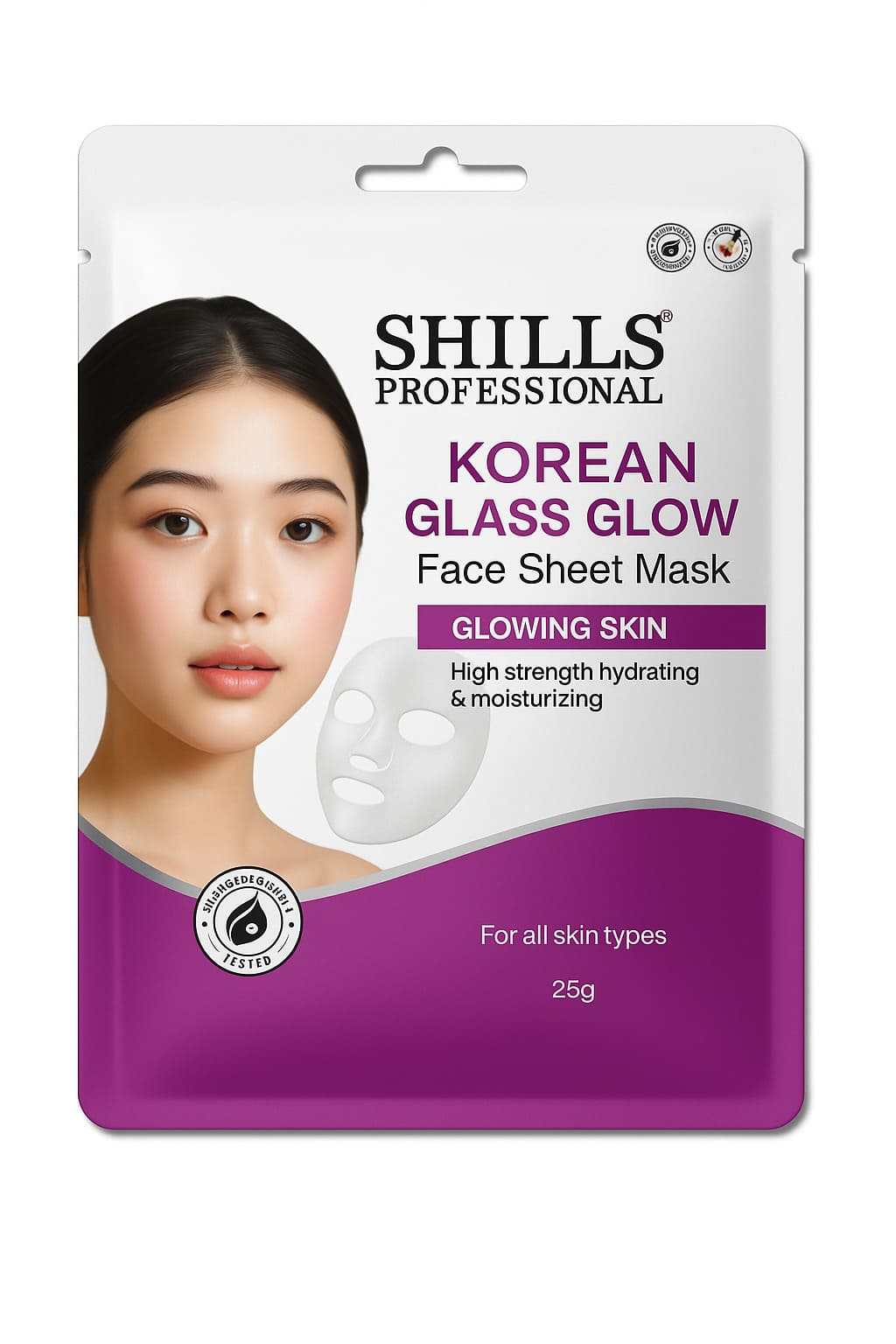 Shills Professional Face Sheet Mask Korean Glass Glow | 25g