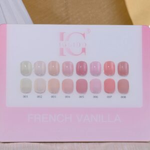 Iglido Professional French Vanilla Gel Polish | set of 8