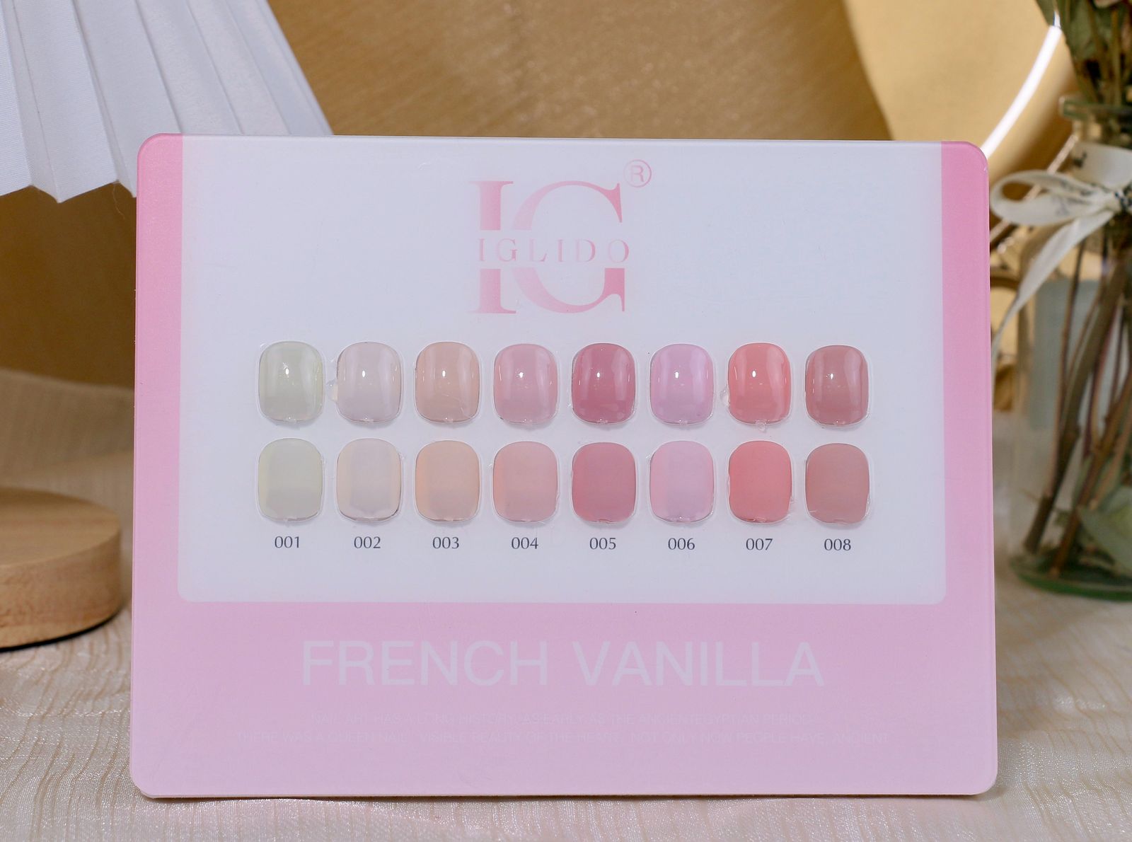Iglido Professional French Vanilla Gel Polish | set of 8