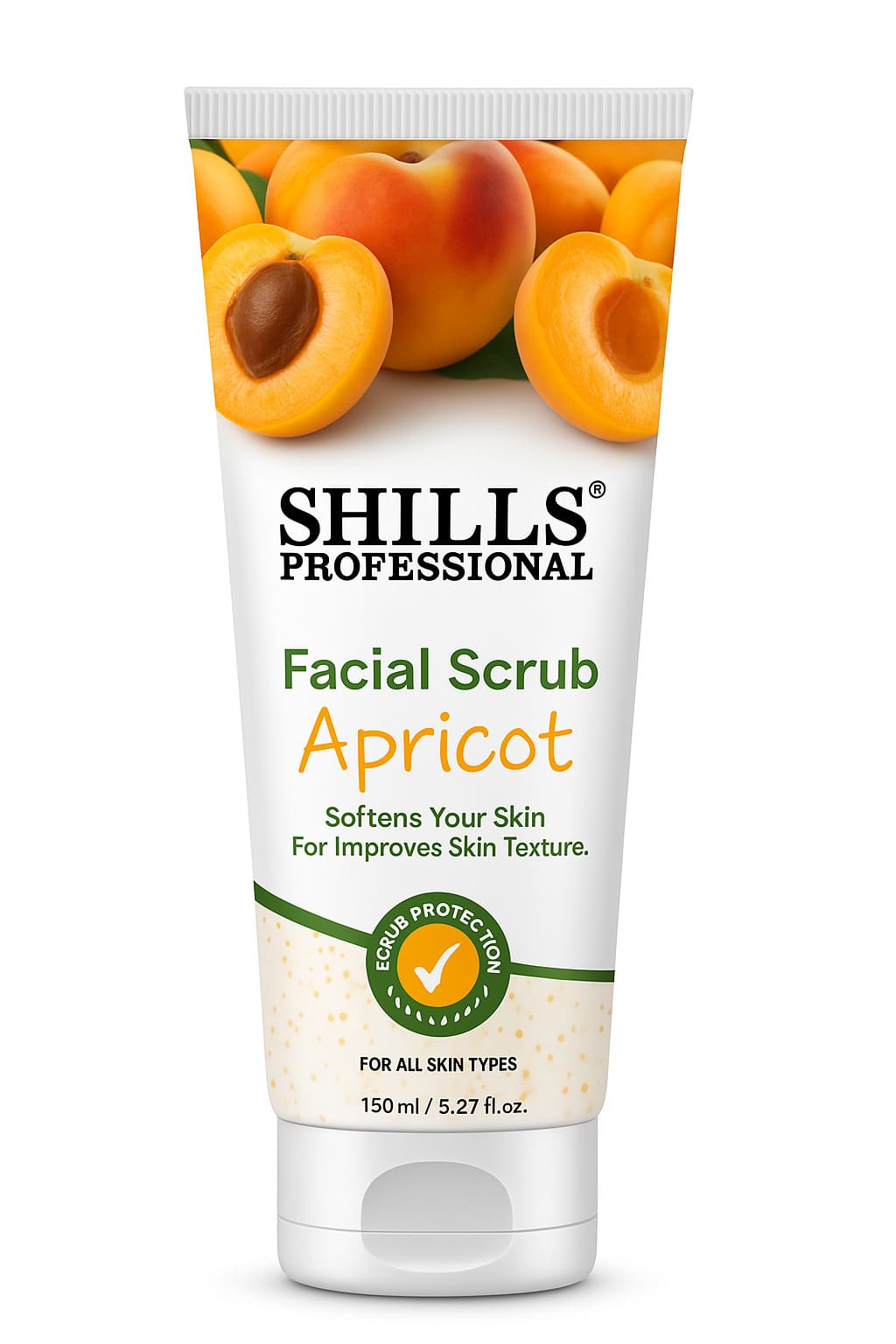 Shills Professional Facial Scrub Apricot For All Skin Types – 200ml