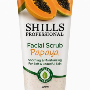 Shills Professional Facial Scrub Papaya For All Skin Types - 200ml