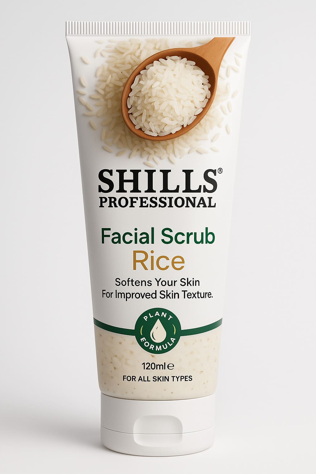 Shills Professional Facial Scrub Rice For All Skin Types – 200ml