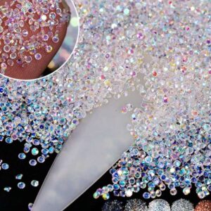 Holographic Rhinestone Nail Accessory