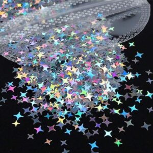 Holographic Star For Nail Art