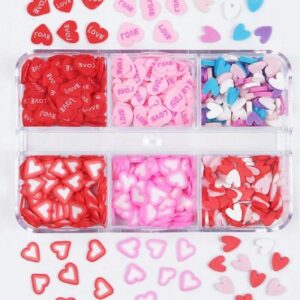 6 Grid Love Heart-1 Nail Accessory