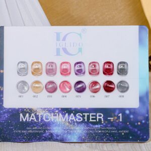 Iglido Gel Polish Match Master-1 | set of 8