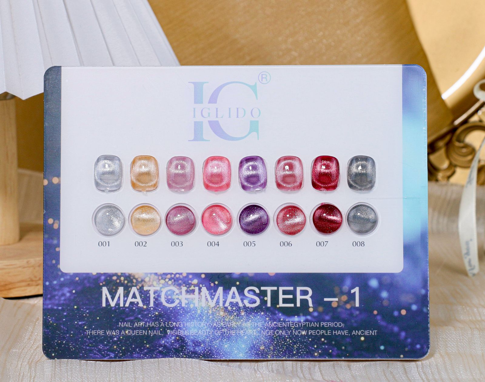 Iglido Gel Polish Match Master-1 | set of 8