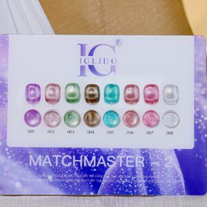 Iglido Gel Polish Match Master-2 | set of 8